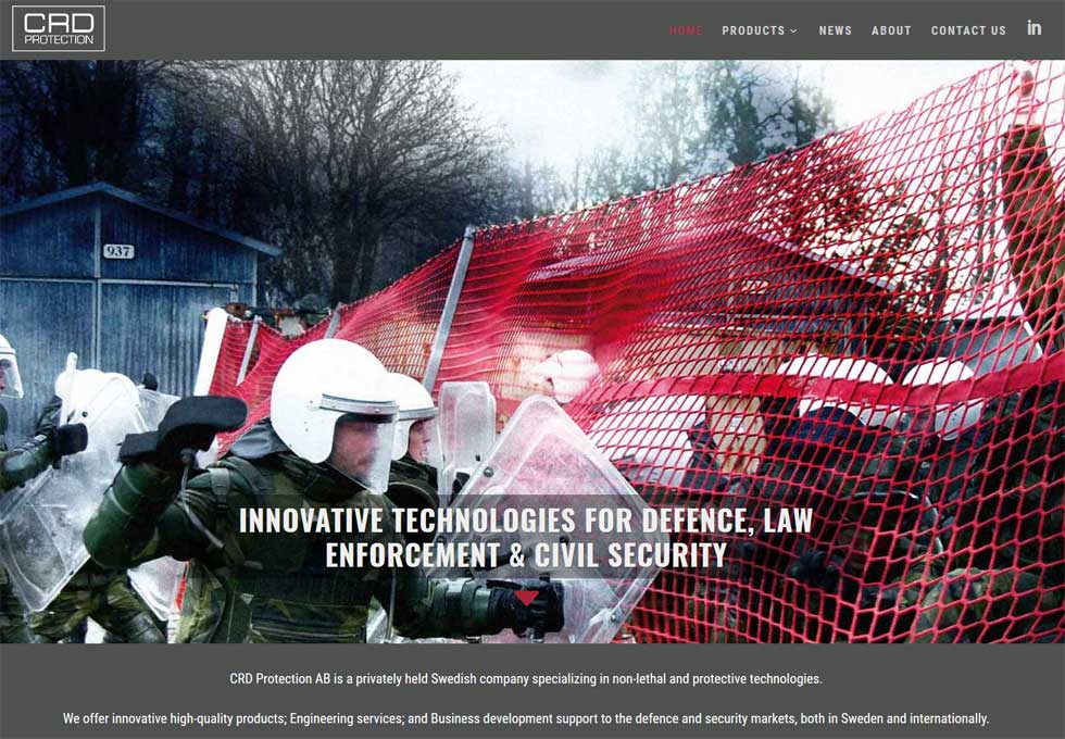 Ny hemsida byggd till CRD Protection